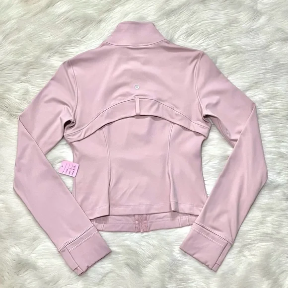 🆕Lululemon🍋Define Cropped Jacket Nulu Colour Pink Haze Sz 8